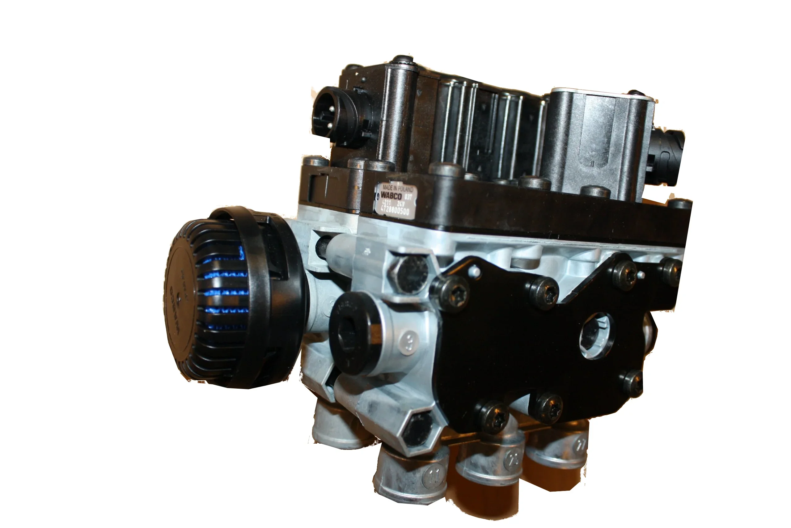 صمام الملف اللولبي ECAS الأصلي الجديد 4728800500    DAF VOLVO0 ECAS صمام الملف اللولبي للتحكم في التعليق 4728800010