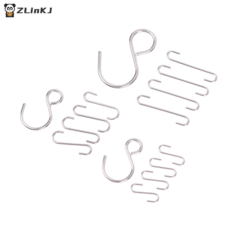 

▶ 5 шт./компл. металлические S-образные крючки 1/3, 1/4, 1/6, 1/8 для соединения рук, ног, голов кукол, аксессуары для кукол