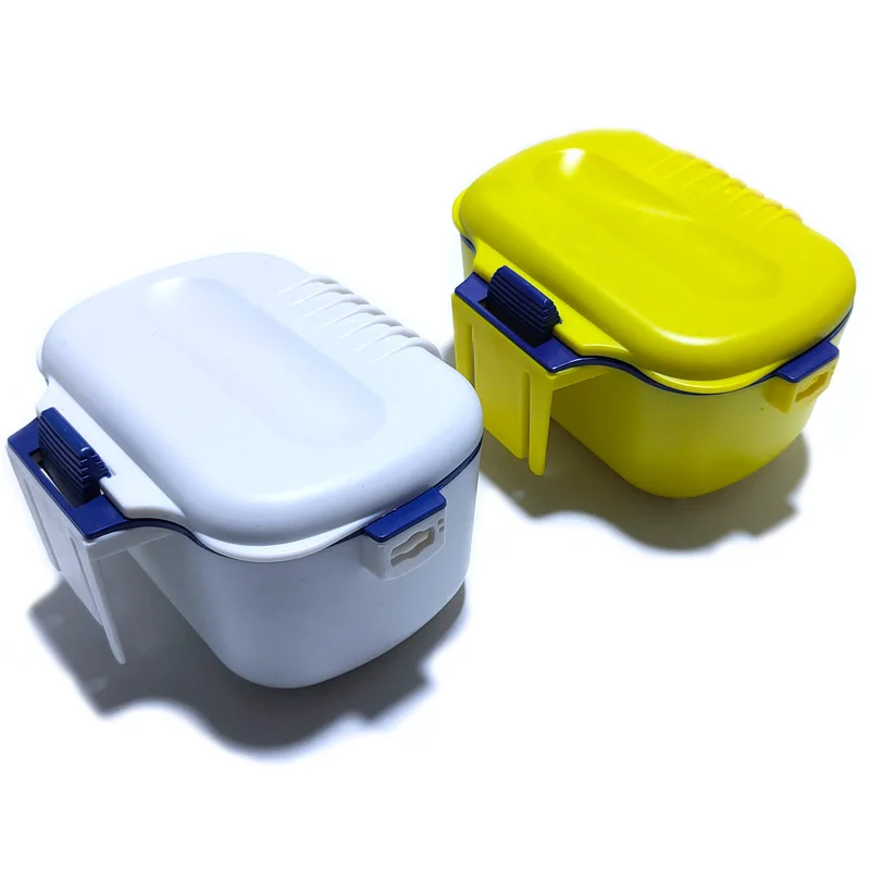 Portable Fishing Bait Box with Insulation Breathable Moisture Retention for Live Earthworms Lures Hooks Fishing Tackle