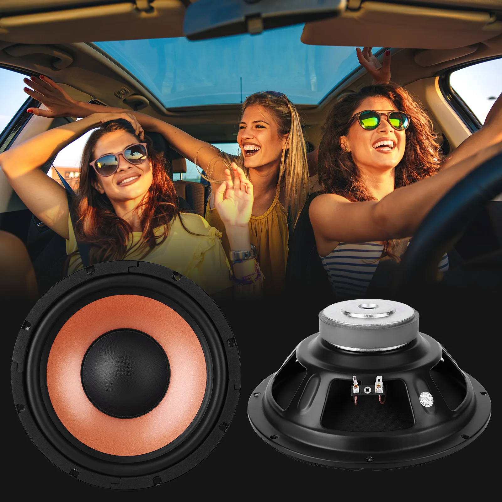 

Музыкальный стереодинамик 35 ядер 100, магнитный 10-дюймовый автомобильный сабвуфер, динамик для дома в автомобиле