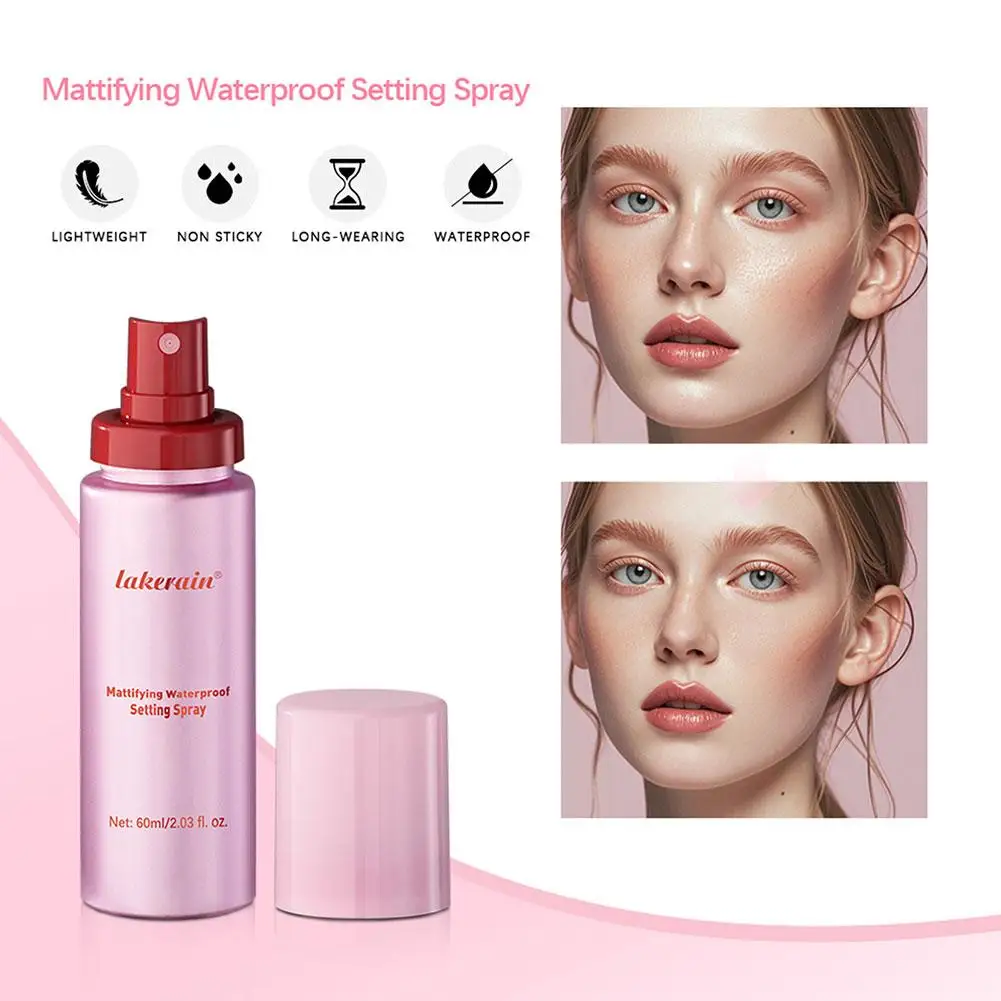 Neues feuchtigkeitsspendendes Fixierspray, langanhaltendes, erfrischendes, nicht entfernendes weibliches Primer, tragbares, mattes, flüssiges Make-up-Fixierspray