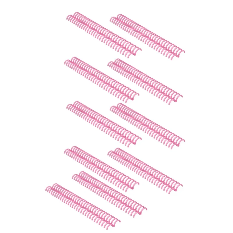 10 Pcs Binding Comb 19mm 30 Ring 150 Sheet Capacity Plastic Comb Binding Spines For A4 B5 A5 Paper Transparent