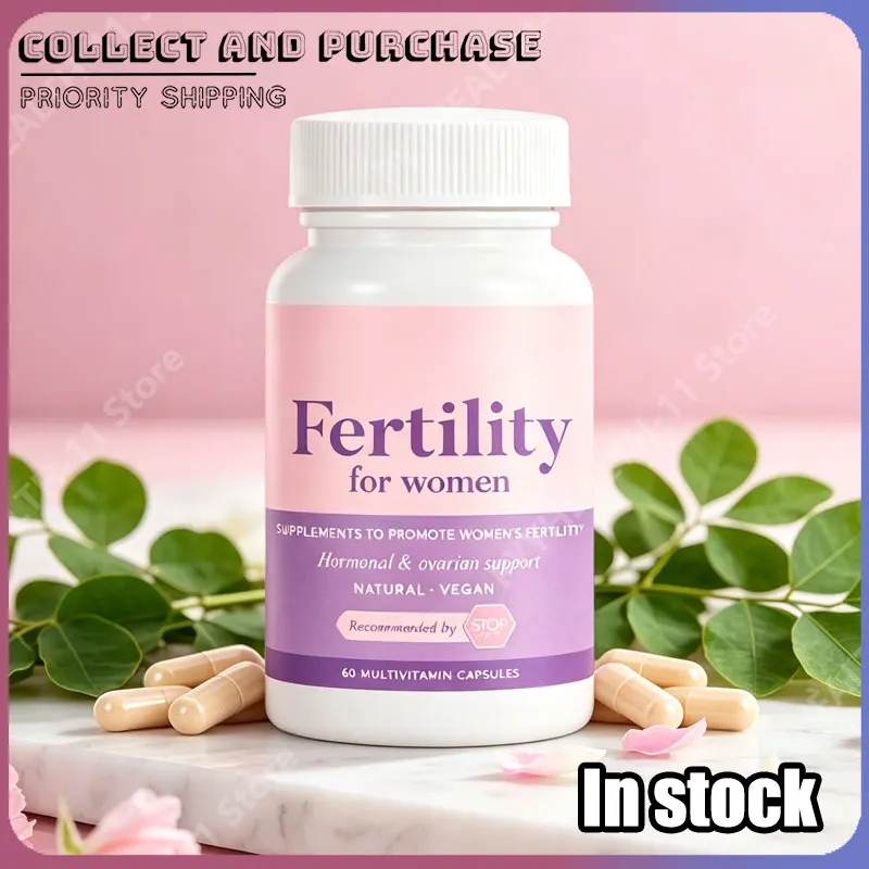

Folic Acid Myo Inositol Prenatal Conception Fertility Support Capsules 60 Count for Women Hormonal Ovarian Wellness