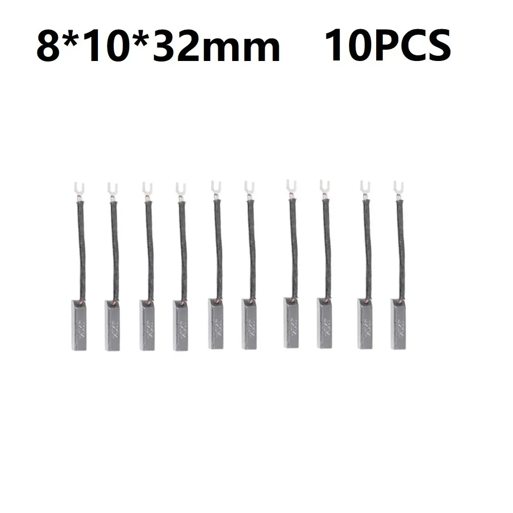 

Premium Electric Motor Alternator Carbon Brush Pack of 10 Spare Parts for J204 Diesel Generator Repair and Replacement