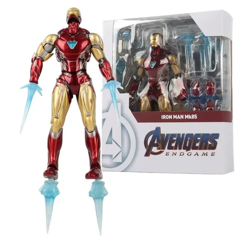 Figura de acción de Iron Man MK85, modelo de los Vengadores 4: Endgame, Iron Man Armor Mark 85, regalo de cumpleaños para niños