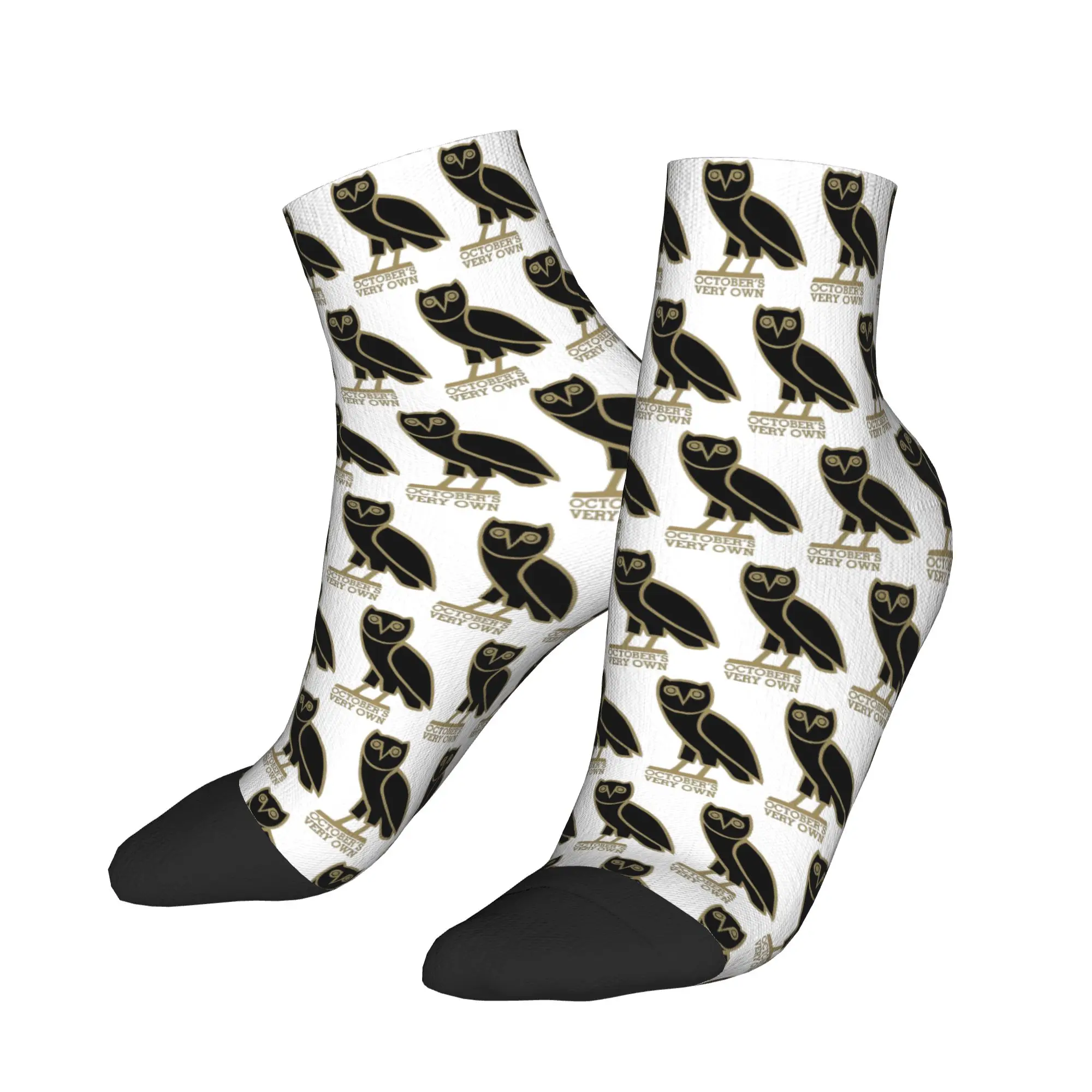 

October's Very Own Drake's Owl Socks Harajuku High Quality Stockings All Season Socks Accessories for Unisex Birthday Present