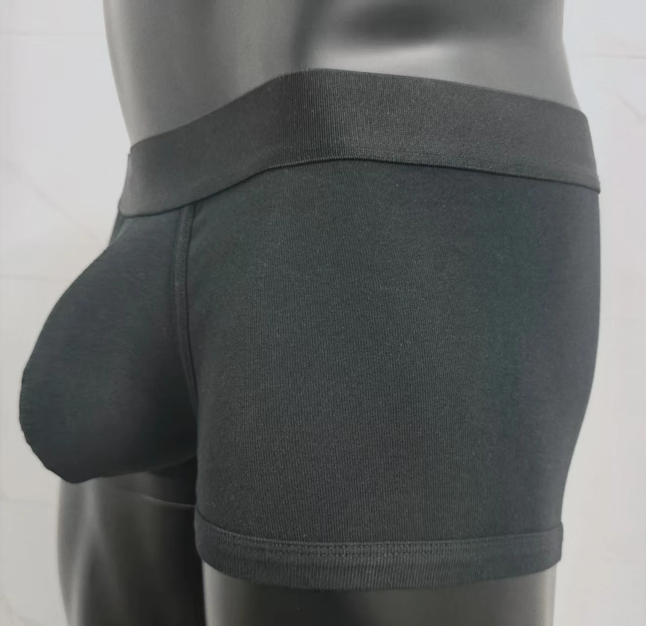 Men's Low Rise 3D U-Shaped Large Pouch Boxer Shorts Cotton Underwear Elastic Waist Comfort Daily Night Sleepwear Male Underpants