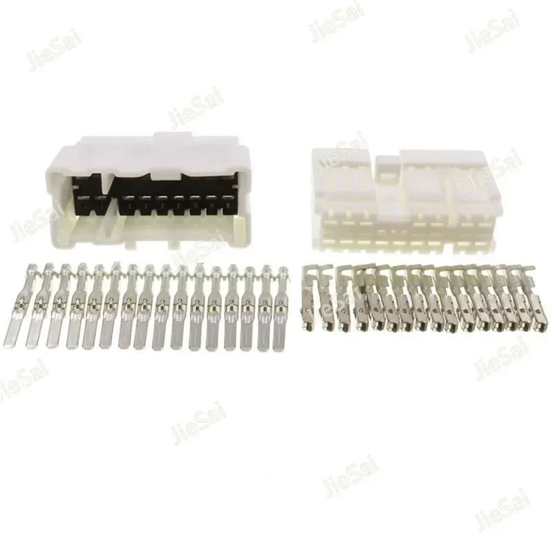 16 Pin 1674009-1 Female Male Car Wndow Lifter Wire Socket Connector For Nissan