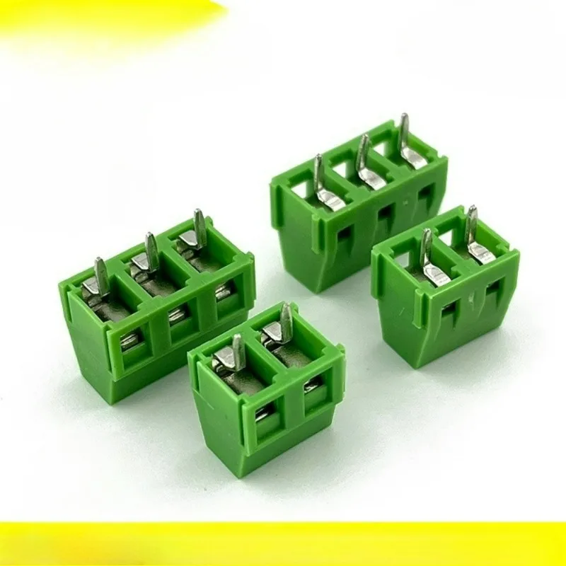 50pcs  pitch 5.0mm  terminal K127-5.0MM screw type PCB terminal 2P 3P can be spliced in-line welding terminal