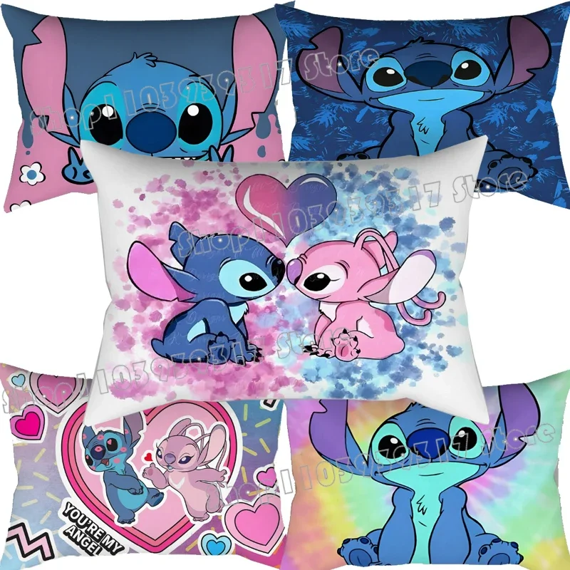 

30x50cm Stitch Disney Pillowcase Cartoon Lilo & Stitch Printed Sofa Pillows Room Pillowcase Decoration Cute Birthday Gift