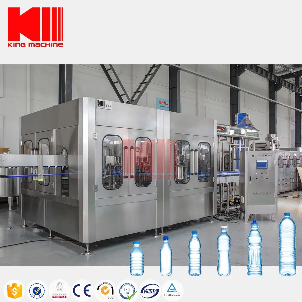 Small business full automatic mineral pure drinking water filling machine bottled water making bottlling plant production line