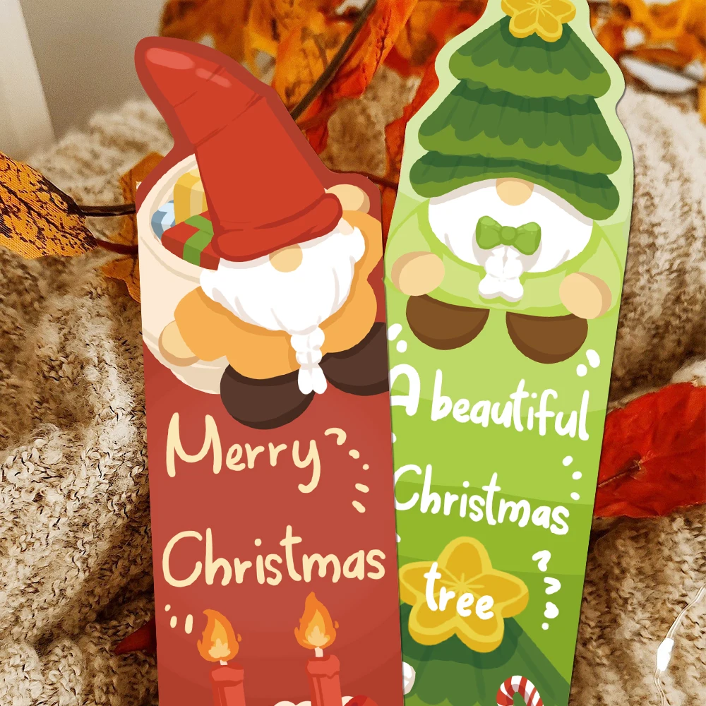 30 шт. забавные рождественские закладки с героями мультфильмов, рождественские ароматические закладки для любителей книг, студентов, рождественский конец года, подарок
