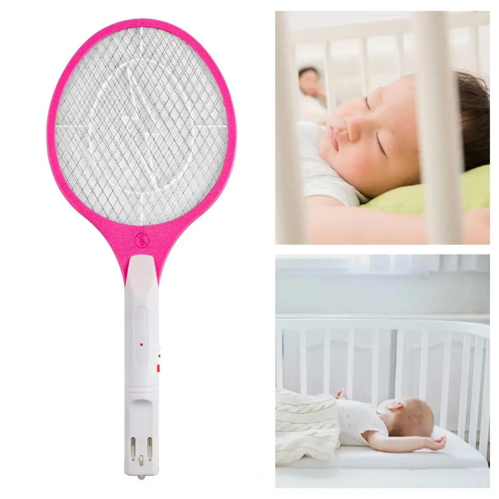 

300mAh High Quality Fly Swatter Killer 4 Colors Insect Racket Rechargeable Electric Fly Swatter Killer Ergonomic Design