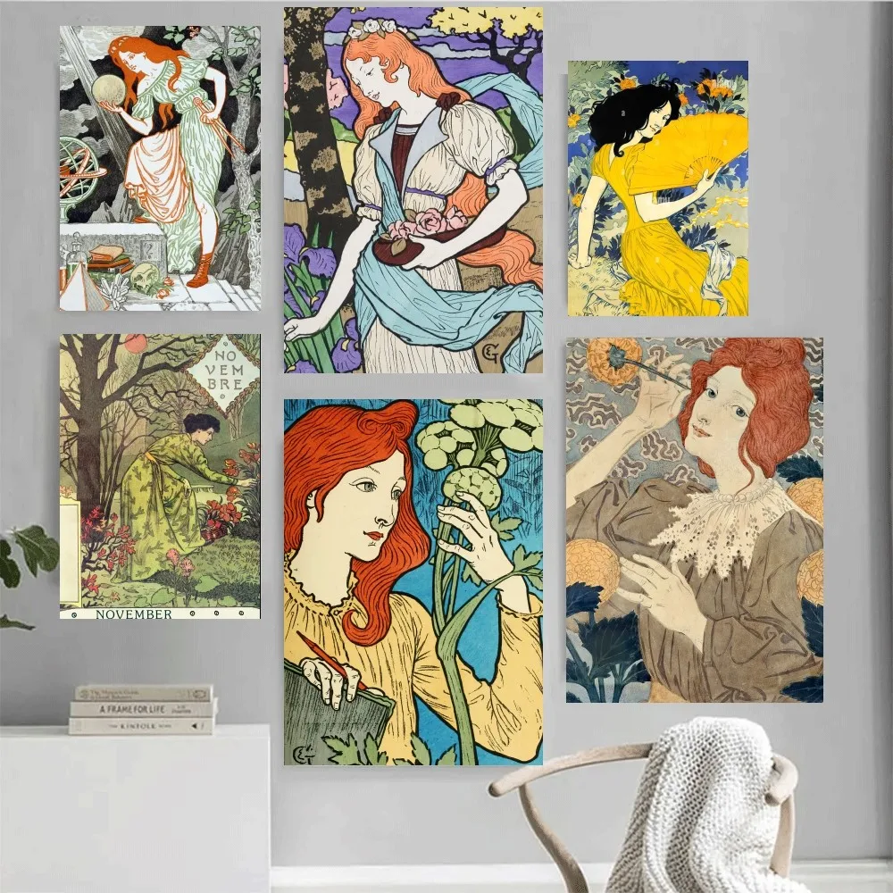 Eugene Grasset ART Poster Home Office Wall Bedroom Living Room Kitchen Decoration Painting