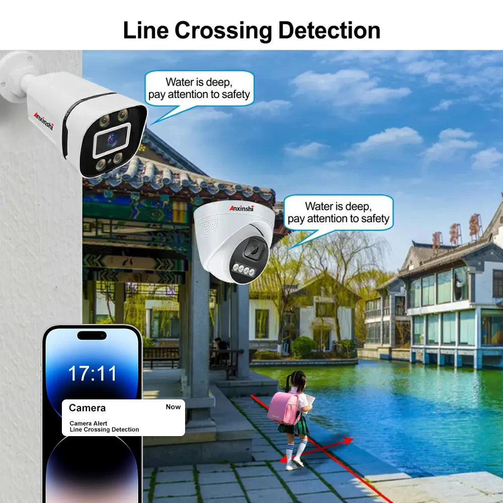 Anxinshi Promotions Hot Sale 16CH POE NVR Network Mini 4MP CCTV IP Video Nvr Kit H.265 Security Camera System