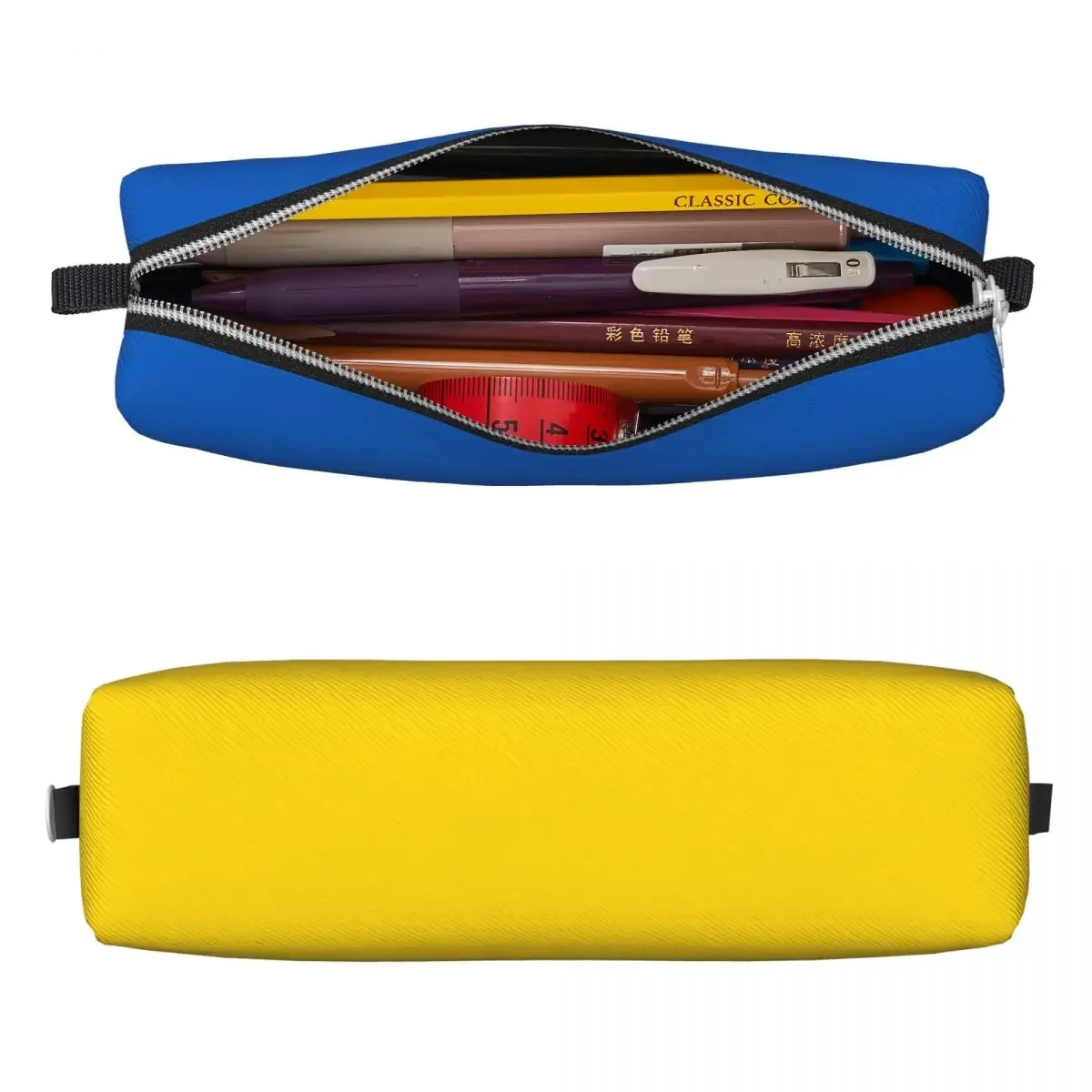 Flag Of  Ukrainian Pencil Cases Creative Pen Holder Bag Girl Boy Large Storage Students School Zipper Pencilcases