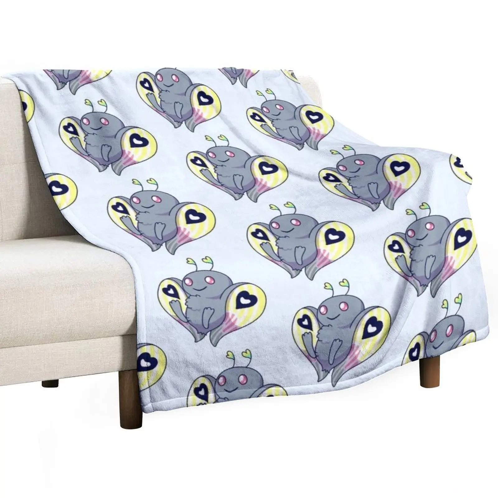 

Kawaii Mothman Throw Blanket Luxury Sleeping Bag Blankets