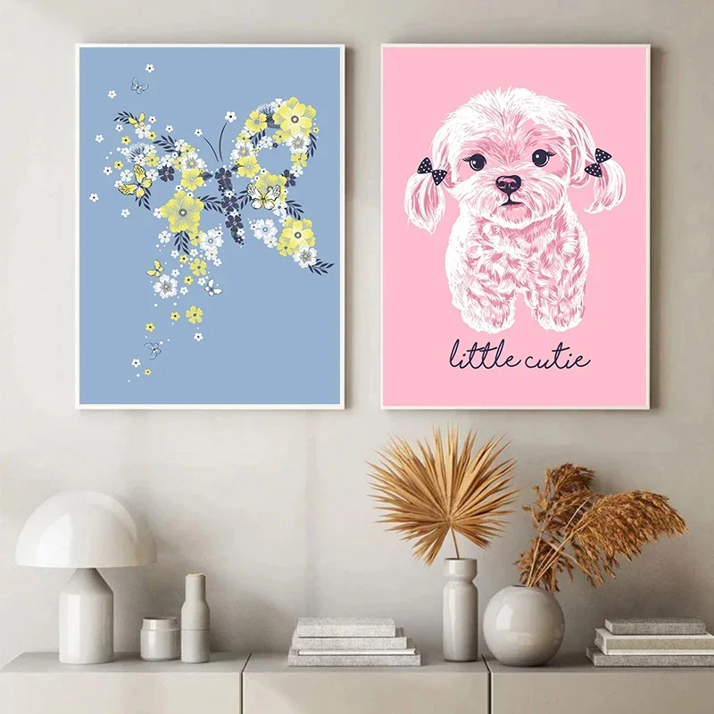 Wall Art Pink Cat P… - image