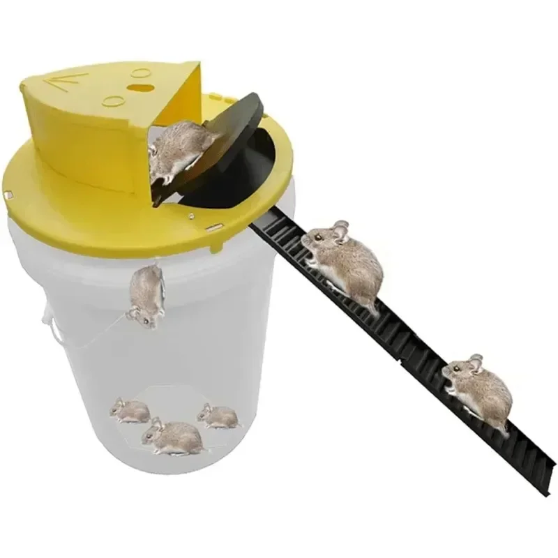 Mouse Trap Mouse Trap Bucket Automatic Reset Flip Slide Bucket Lid Automatic Reset After Catching Mice