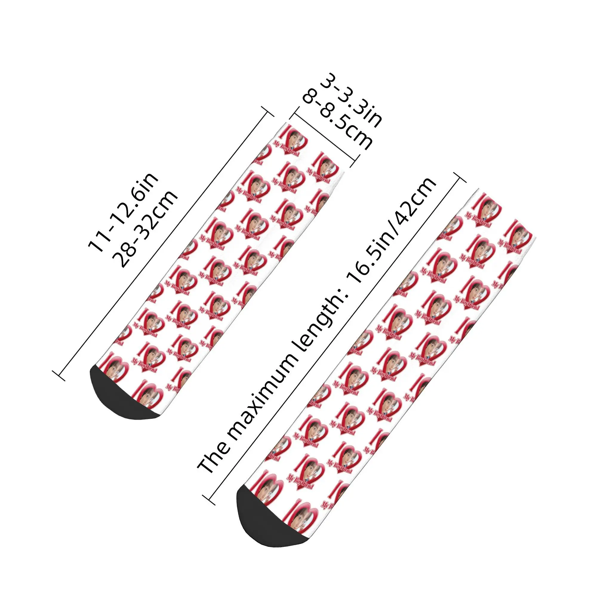Calcetines NCT Haechan para todas las estaciones, amo mi novio, Harajuku, calcetines deportivos súper suaves de tubo medio, medias suaves y divertidas para hombres y mujeres