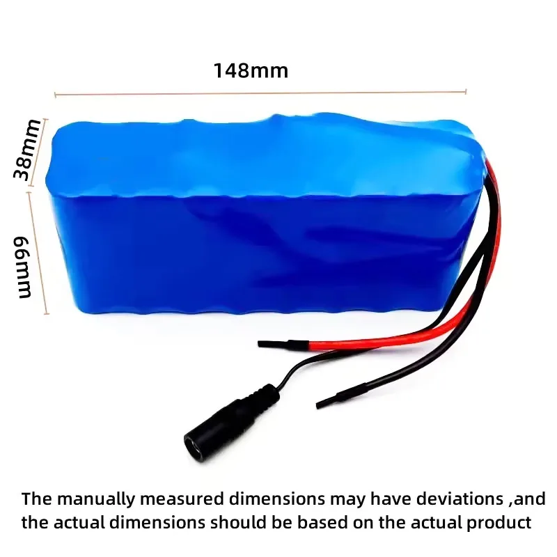 14.8V 14Ah 18650 Lithium Battery Pack 4S4P 16.8V LED Night Fishing Light Heater Miner's Light Amplifier Battery