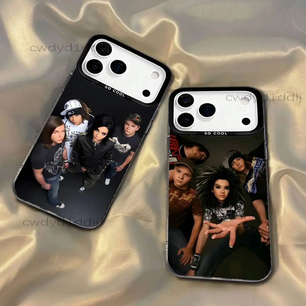 

T-Tokio H-Hotel Band Phone Case For iPhone 17,16,15,14,13,12,11,X,8,7,Pro,Max,Plus,SE4,Air,Mini IMD Gray Hard Matte