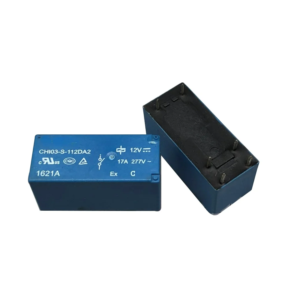 1PCS 12V Relay CHI03-S-112DA2 17A 6Pins Power Relays CH103 12VDC Replacement 012-1HS3