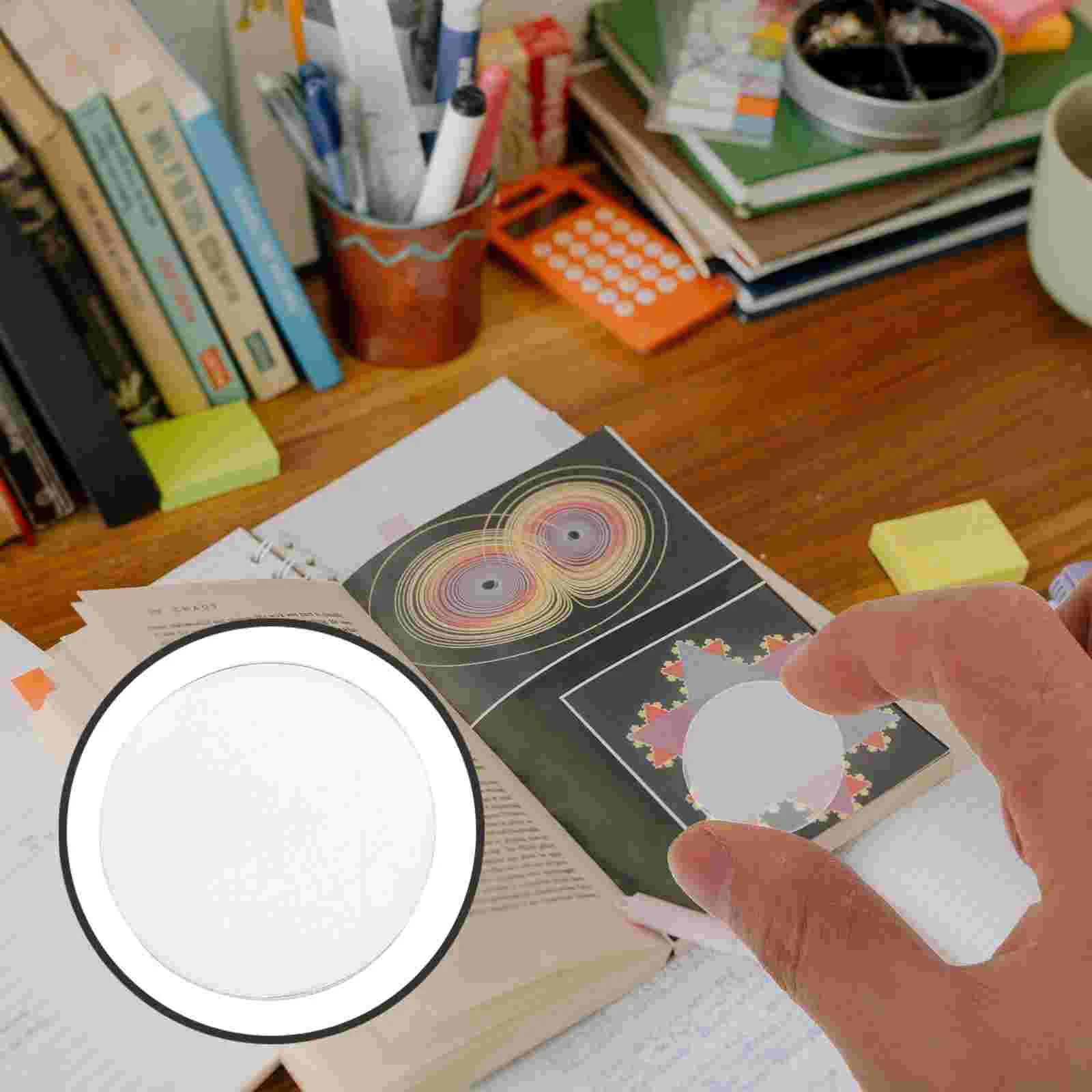 12 Pcs Magnifier Convex Lens Transparent Experiment Tools Magnifying Glasses Mirror