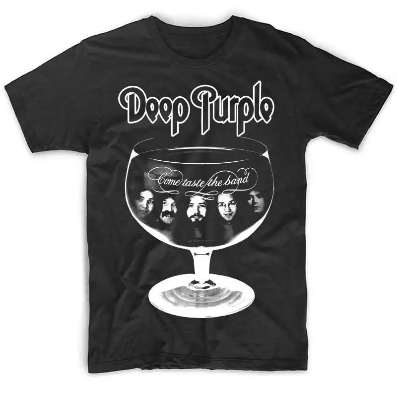 Deep Purple Come Taste The Band album T shirt BLACK
