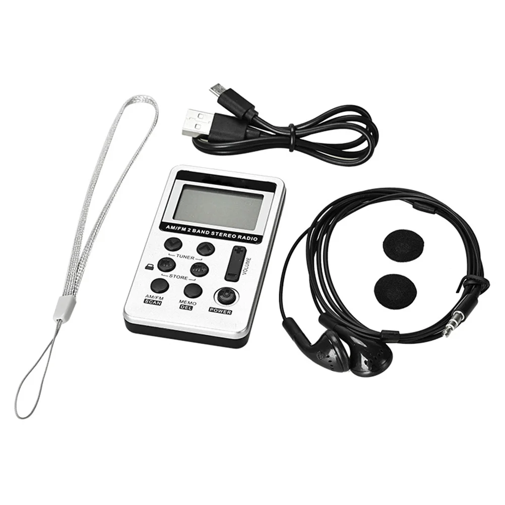 

Dsp Chip Fm Band Portable Mini Radio Low Energy Consumption Lcd Display 31 Level Volume Adjustment Abs Shell Stereo