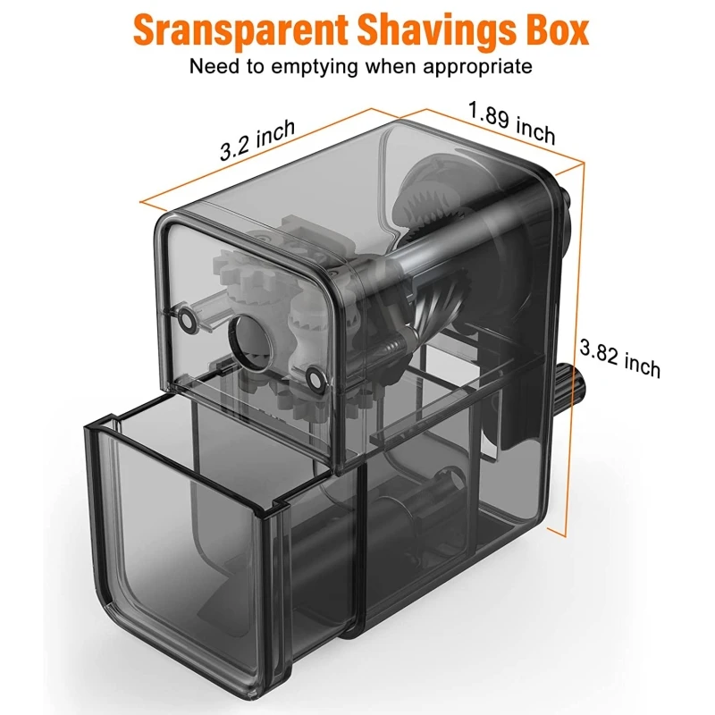 ดินสอสีดำ,คู่มือ Sharpener ดินสอ Stronger Helical ใบมีด Fast SharpenIdeal สำหรับ No.2/สี/ปากกาวาดเขียน