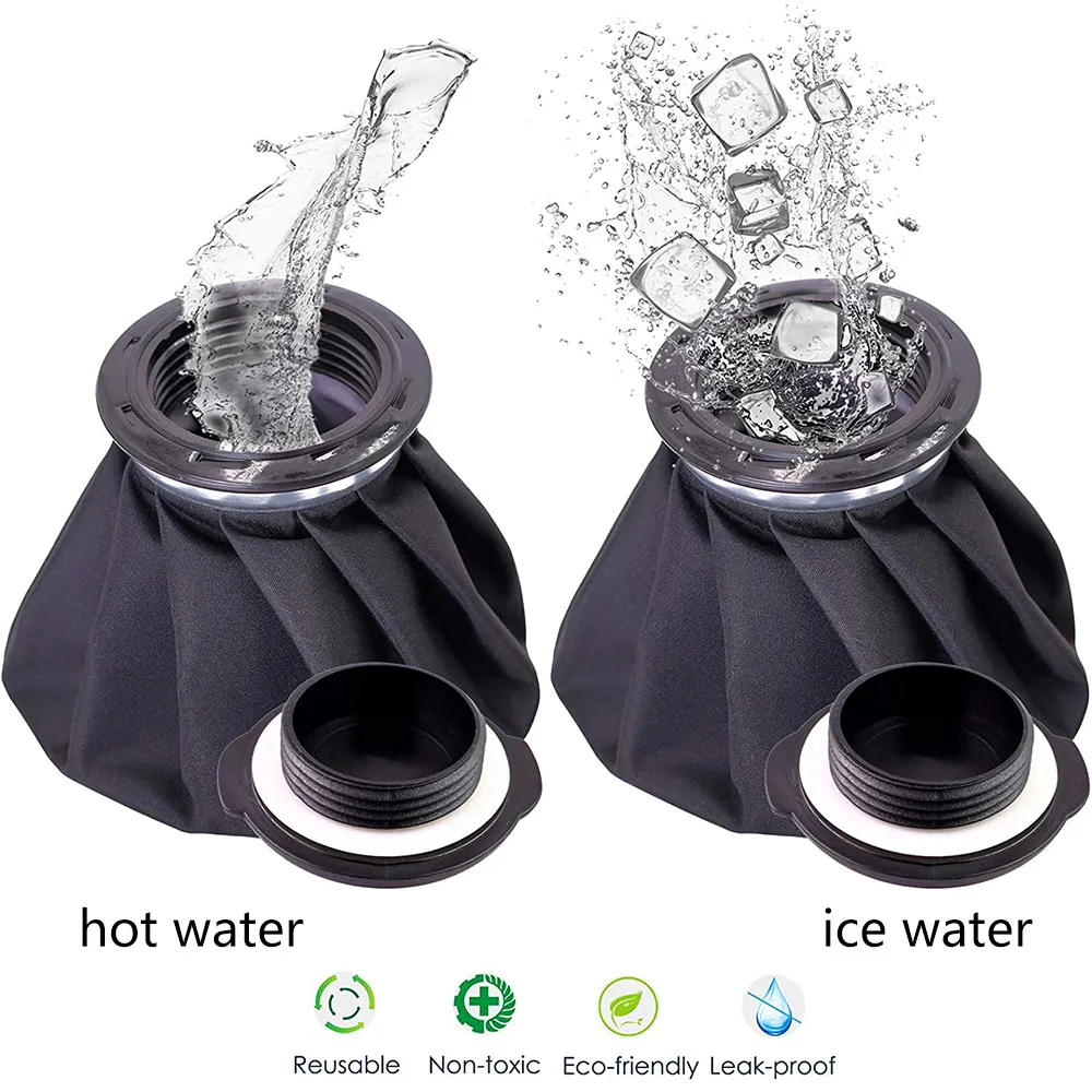 Reusable Ice Pack Cold Hot Water Compress Bag Kids Teenagers Adults Sport Injuries Swelling Wisdom Teeth Breastfeeding Headaches