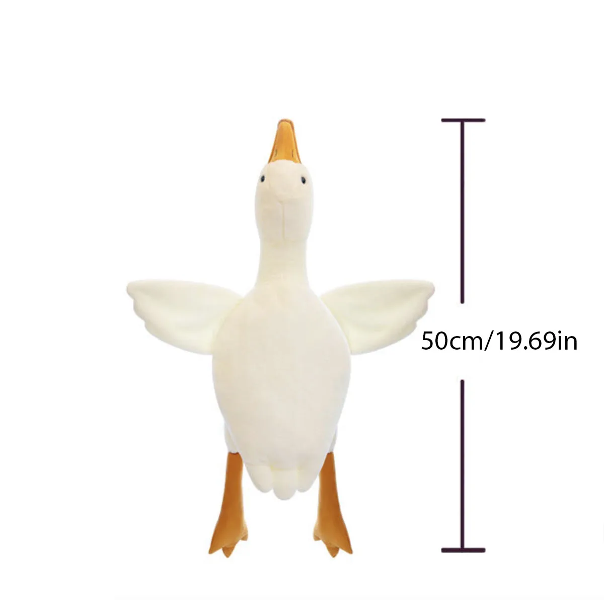 50/130CM Hot Goose Plush Stuffed Soft Duck Sleeping Pillow Sofa Cushion Kids Girlfriend Birthday Gift image 6