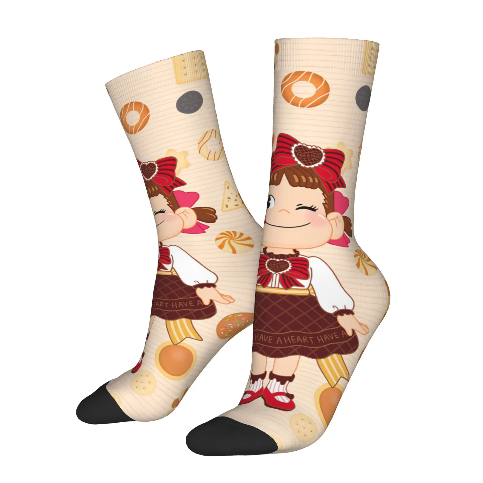 

Milky Candy Fujiya Milky Sock Printed Man Polyester Fashion