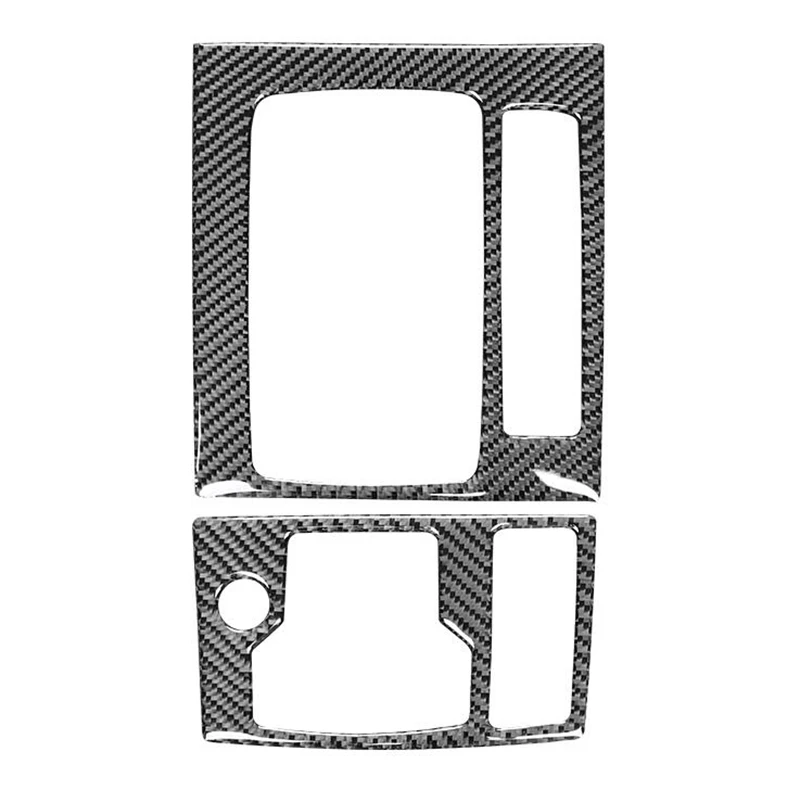 Penutup Panel persneling mobil, Aksesori Interior mobil serat karbon untuk Mazda 3 Axela 2014 2015 2016 2017