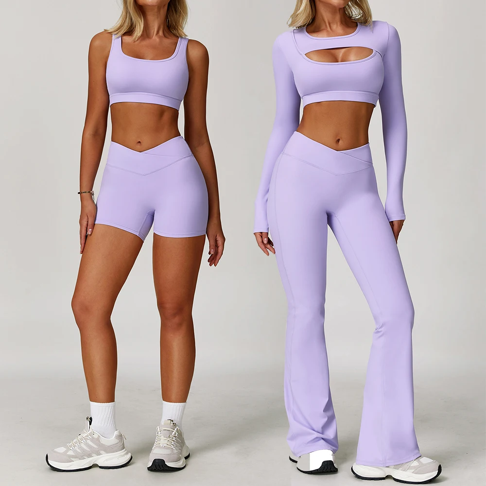 Sportswear Yoga Set 2PCS Gym Clothes Workout Outfits Yoga Suits For Women Tracksuits Fitness Set Sports Bra Running Gym Leggings