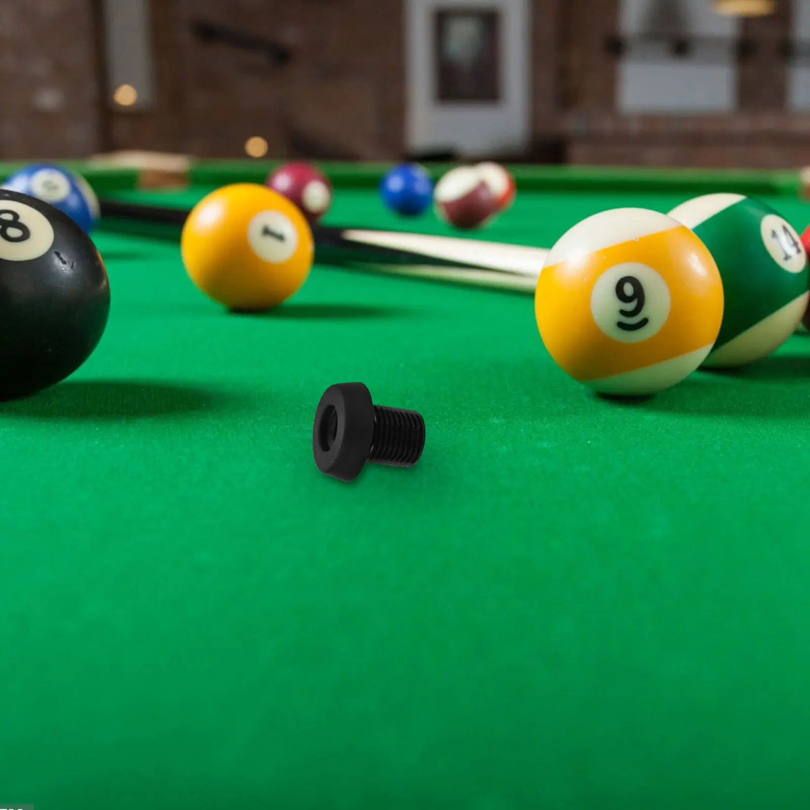 

Billiard Cue Black Bottom Rubber Plug Snooker Pool End Protector Replaceable Cue Tail Cover Pool Player Accessories Game Use