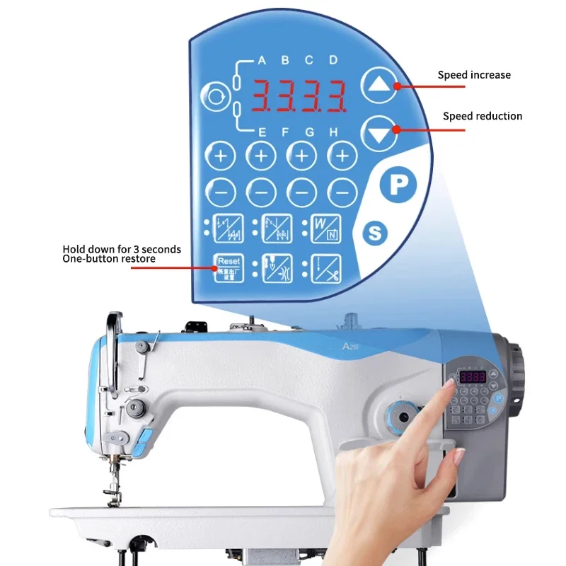 A2/A4B Industrial Sewing Machine Multifunctional Desktop Computer Lockstitch Household Direct Drive Automatic Presser Foot Lift