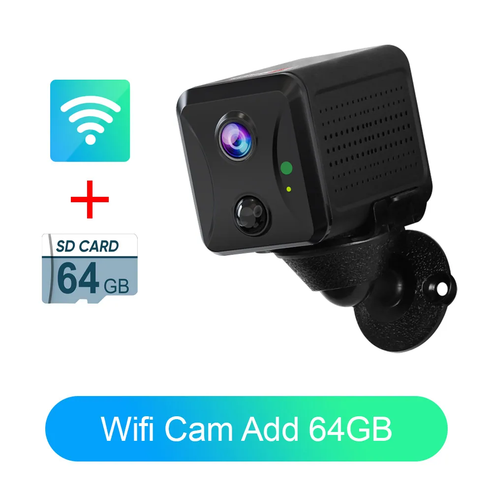 LS VISION Ubox Mini 4G Sicherheitskamera SIM-Karte oder WLAN HD Überwachungskamera 3800mAh Akku Energiesparend Sprachgegensprechanlage CCTV