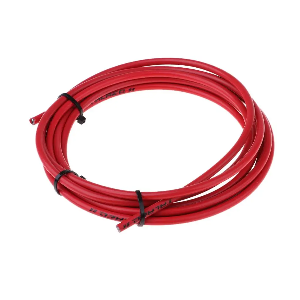 

5-6pack Bicycle Brake Cable Line Housing Tube Pipe Wire Cover Protector 5mm Red