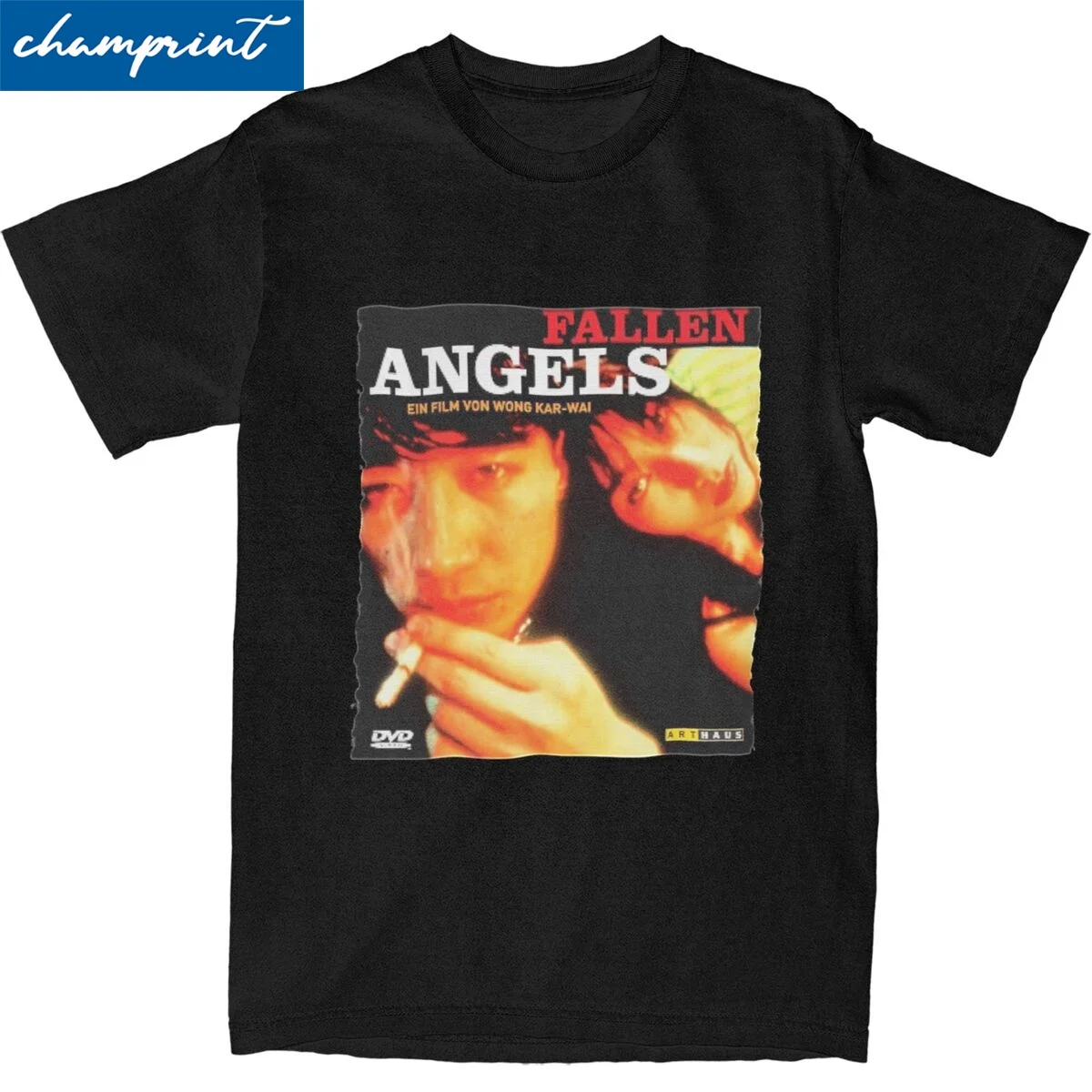 Fallen Angels Wong Kar Wai T-Shirts for Men Women Vintage 100% Cotton Tee Shirt Round Collar T Shirt Graphic Printed Clothing