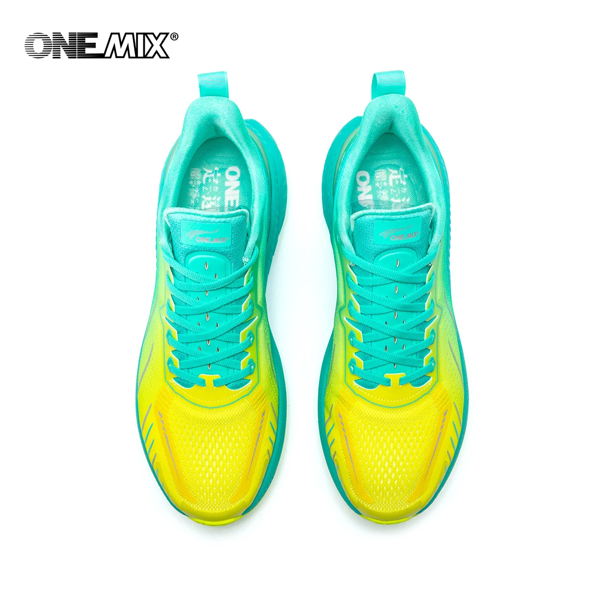 ONEMIX-zapatillas deportivas de malla transpirable para hombre, calzado deportivo de espuma ligera con Control de movimiento y amortiguación, para