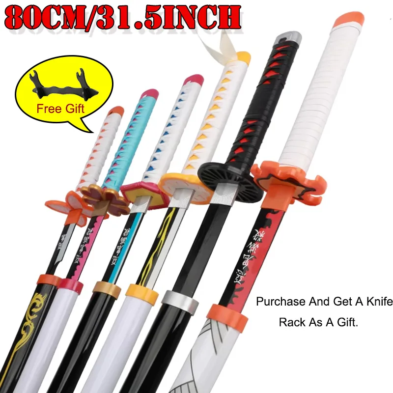 's na Demon Slayer: Kimetsu no Yaiba Original Anime Katana Kospy Demon Sayaer Suord Zenitsu Anjuro Tanjiro Suords