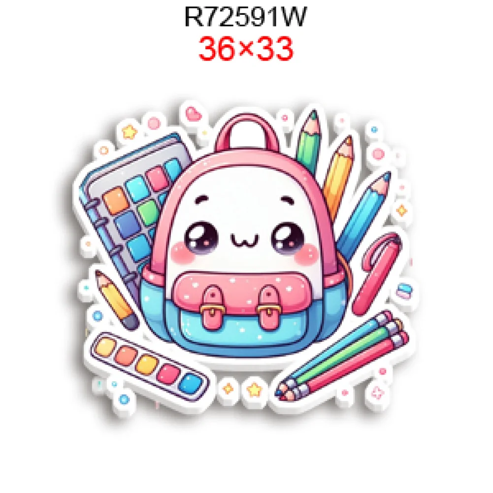 10pcs/lot Pencil School Bag Back to Resin Planar Acrylic Flatback for Bow Center Craft Supply Backpack Badge Decoration Pendant