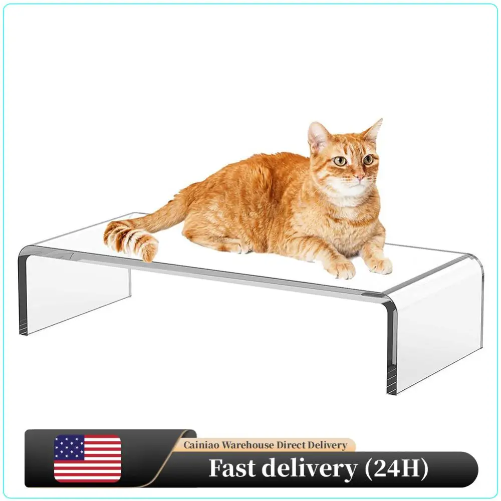 

Acrylic Monitor Stand Laptop Stand Riser Desk Laptop/PC/Multimedia Monitor Stand Clear Computer Monitor Stand Office Supplies