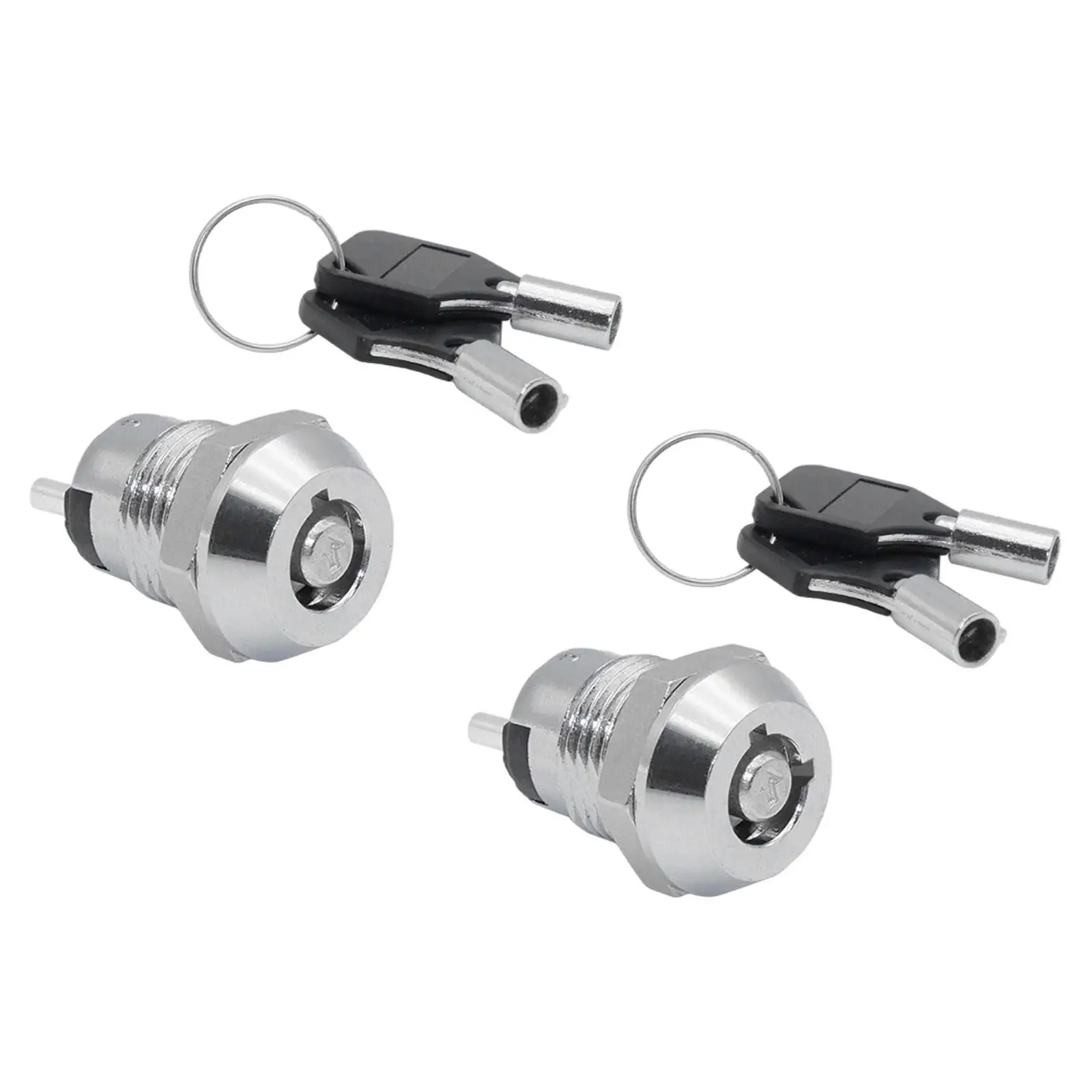 Electronic Key Switch Telephone Lock Easy to Use Tubular Terminal Pull Out Type with 2 Keys Enhances Security