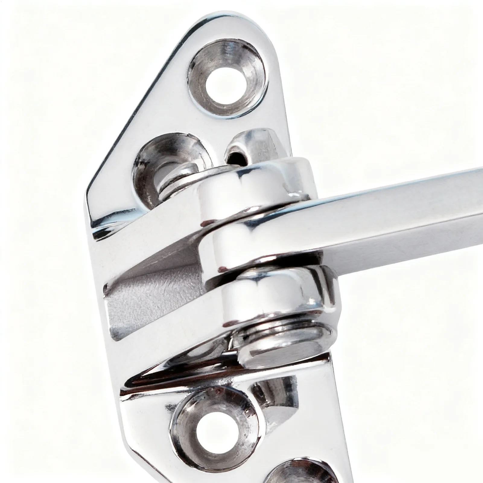 مفصلات من الفولاذ المقاوم للصدأ بتصميم فراشة من الدرجة البحرية تدعم مفصلات الأبواب شديدة التحمل لبوابة الخزانة والأثاث والقوارب والسقيفة الخارجية #4