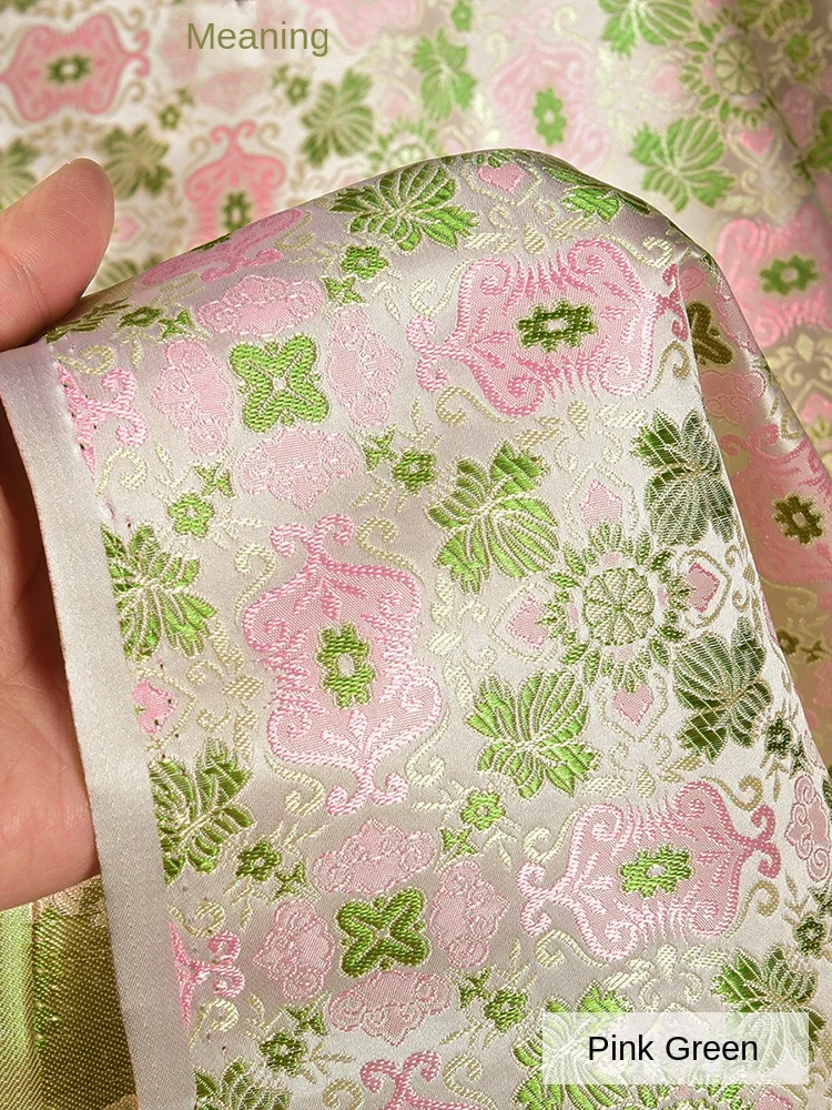 Woven Brocade Jacquard Fabric Cheongsam Tang Suit Song Brocade Smooth Clothing Diy Cloth Sewing Material Fabric for Clothes