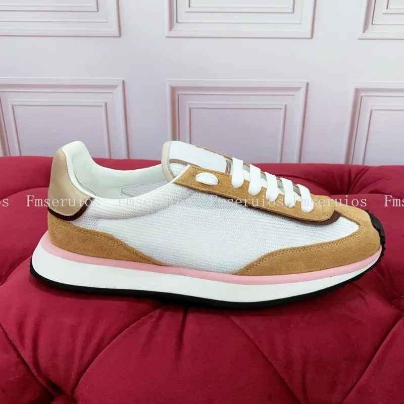 

Мужские и женские кроссовки унисекс, сетчатая толстая подошва, круглый носок, шнуровка, вышивка, удобная дышащая повседневная обувь, спортивная прогулочная обувь