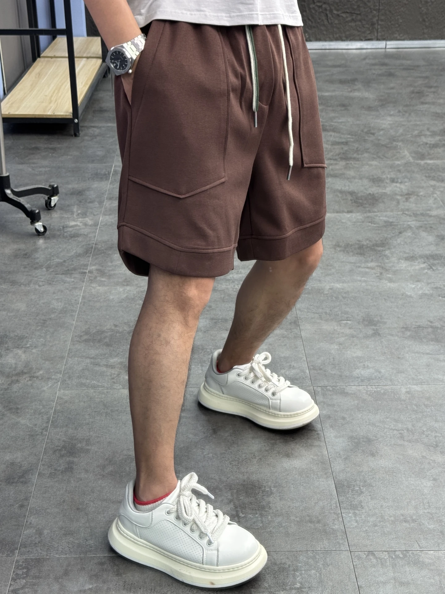 

Svip High Quali Men's Faionable Breathable Loose Casual orts Summer Comfortable Pants Straight Cut Knife Five Parts